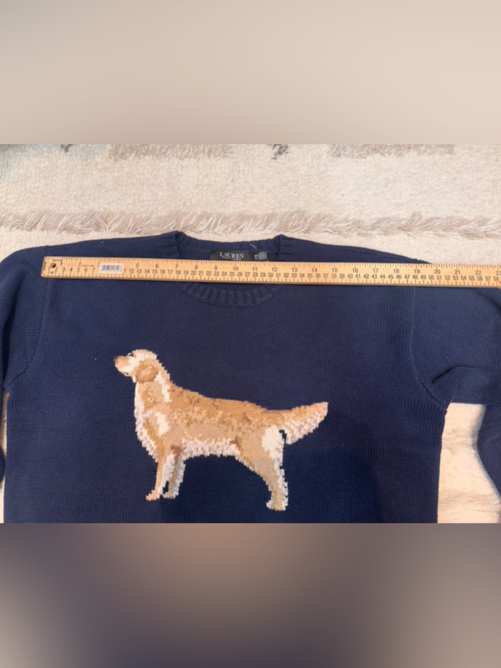 Lauren Ralph Lauren Cotton Dog Sweater - Picture 7 of 11